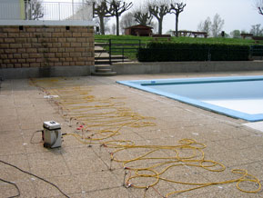 fuite piscine, recher d'étancheité